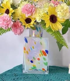 多色デザイン 角型花瓶 - メルカリ