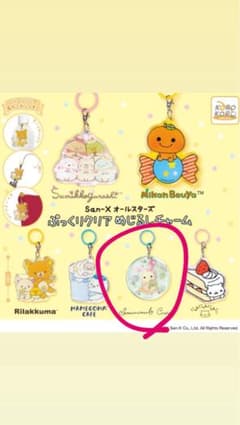 San-X ぷっくりクリアめじるしチャーム センチメンタルサーカスのサムネイル