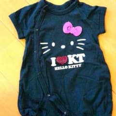 キティちゃん♡半袖ロンパース50から60 ハローキティのサムネイル