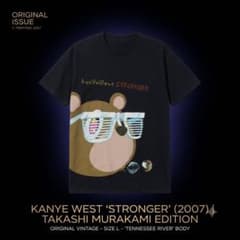 00sオリジナル】カニエ・ウェスト×村上隆 Stronger Tシャツ L 黒