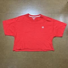 Champion チャンピオン レッド クロップドTシャツのサムネイル