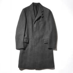 17aw HERMES ウールチェスターコート 72-5105 グレー エルメス - メルカリ