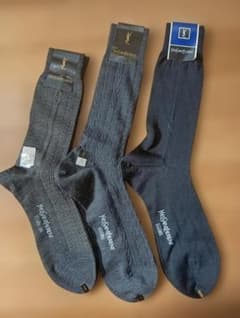 メンズ ソックス 3足セット ブランドロゴ入りのサムネイル