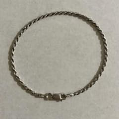 【刻印あり】FRENCH ROPE CHAIN silver925ブレスレット 刻印あり】FRENCH ROPE CHAIN silver925ブレスレット