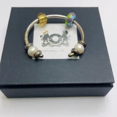 5473#0812　トロールビーズ LAA 925S刻印ブレスレット　0808 5473#0812 トロールビーズ LAA 925S刻印ブレスレット 0808 5473