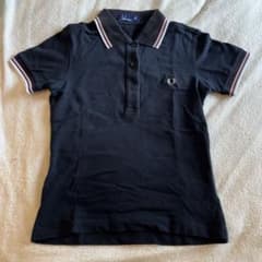 FRED PERRY ポロシャツ ブラック UK10 S 36 - メルカリ