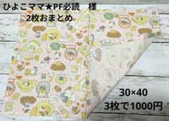 ハンドメイド　ランチマット　ランチョンマット　ハムスター　　2枚おまとめのサムネイル