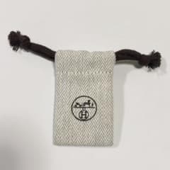 極美品 エルメス アクセサリー入れ 保存袋 巾着袋 ミニサイズ