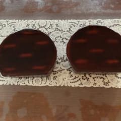 輪島塗り 赤い半円形弁当箱 2個セット - メルカリ