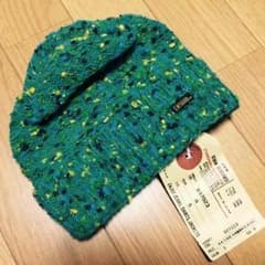 再値下げ!!新品タグ付き☆デニム＆ダンガリー ニット帽 Sのサムネイル