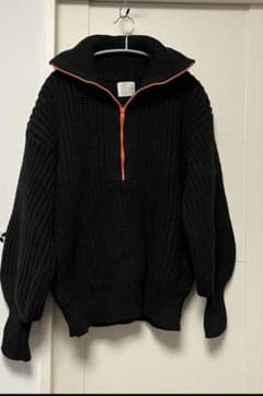 アマイル　AMAIL Bon sandwich knit ブラックのサムネイル