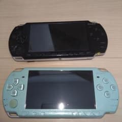 SONY PSP-2000 ジャンク本体 2台セット ブラック ミントのサムネイル
