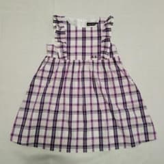 BeBe ノースリーブワンピース 110cm チェック柄のサムネイル