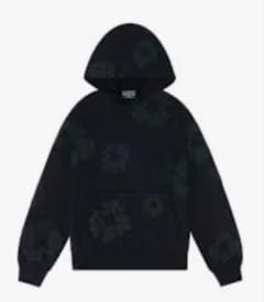 DENIM TEARS ブラック 花柄パーカーのサムネイル