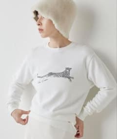 【新品】Whim Gazette チータースウェット　オフホワイト 新品】Whim Gazette チータースウェット オフホワイト - メルカリ