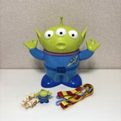 ディズニー ポップコーンバケット リトルグリーンメン 【おまけキーホルダー付き】のサムネイル