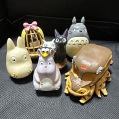 ジブリ　トトロ　ネコバス　魔女の宅急便　千と千尋の神隠し　フィギュア　セットのサムネイル