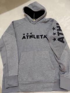 送料込み■美品Mサイズ■ATHLETA アスレタ パーカー グレー プルオーバーのサムネイル
