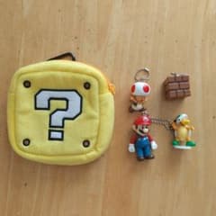 スーパーマリオ ポーチ&キーホルダーセットのサムネイル