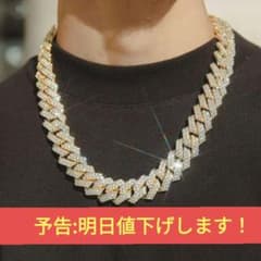 glitter GOLD ICE CHAIN NECKLACE ブリンブリンのサムネイル