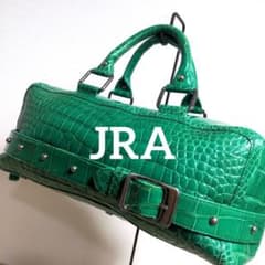 ch2. JRA 認定 クロコダイル ハンドバッグ - メルカリ