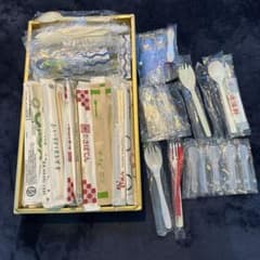 使い捨てカトラリー 割り箸 スプーン フォーク まとめ売りのサムネイル