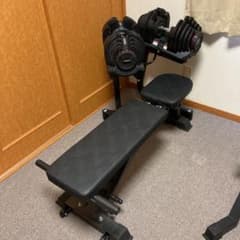【週末値下】可変式ダンベル40kg  4点セットおまけ付き（引き取りのみ）のサムネイル