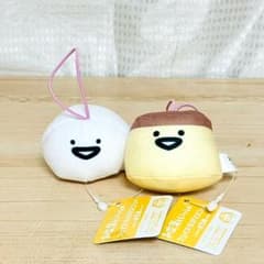 新品▼ 2つセット お文具といっしょ フェイスちびマスコット キーホルダー