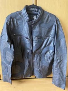 ウ*ァ様 G-STAR RAW レザージャケット　中古のサムネイル