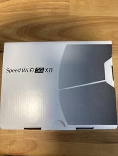 Speed Wi-Fi 5G X11 モバイルルーターのサムネイル