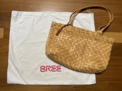 BREE ヌメ革　編み込み トートバッグのサムネイル