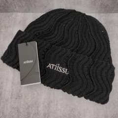 タイムセール！ATiiSSUアティッシュ ニット帽 ウェーブビーニー 韓国