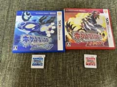 もちぽん様専用ポケットモンスター オメガルビー　アルファサファイアのサムネイル