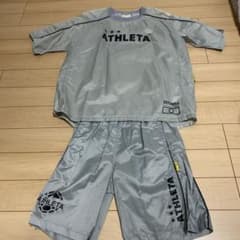 ATHLETA ピステ・ウィンドブレーカー M グレー - メルカリ