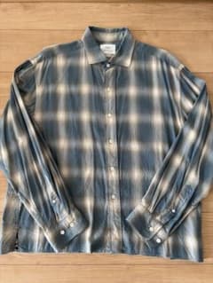 19SO】Over Size Check Shirt サイズM - メルカリ