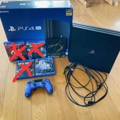 PS4 Pro 1TB ソフト2本セット CUH-7200B B01のサムネイル