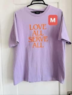 【コメント必須】藤井風 パープル Tシャツ M LOVE ALL LASA 藤井風 LOVE ALL SERVE ALL パープル Tシャツ 希少 - メルカリ