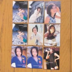平成ウルトラセブン:リサ隊員役、鈴木亜美、雑誌付録アイドルカード9枚