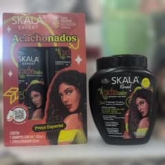 ​スカラ アカショナドス 黒髪ケア 3点セット大容量クリーム＆シャンプー＆リンスのサムネイル