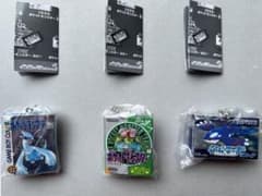 ポケモン30周年　パッケージ&ゲームカードキーホルダーコレクション銀、緑、サファのサムネイル