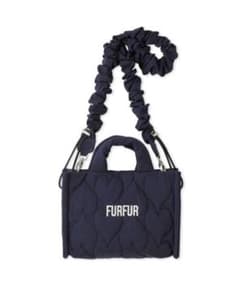 美品❗FURFUR ハートキルティングバッグ ネイビー ZOZO限定カラー
