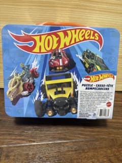 レア商品！Hot Wheels 48ピース パズル 収納缶付きのサムネイル