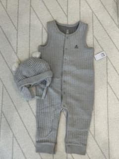 baby GAP ロンパース カバーオール 70cm 帽子セットのサムネイル