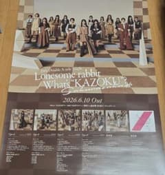 櫻坂46 Lonesome rabbit 告知ポスター B2サイズ - メルカリ