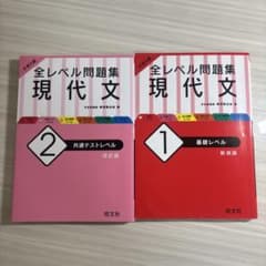 全レベル問題集 　現代文1　・　現代文2 　 セット　大学入試対策　現代文