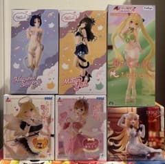 美少女プライズフィギュア 6点セット とある科学の超電磁砲 ToLOVEる