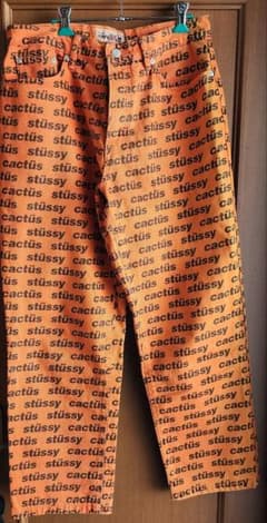 STUSSY × CPFM CACTUS BIG OL JEAN オレンジ30 - 5