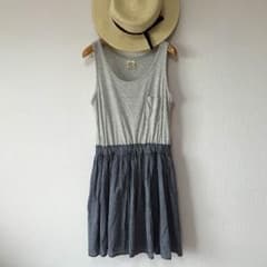 aqua girl♡sizeM♡シンプルワンピ♡グレーのサムネイル