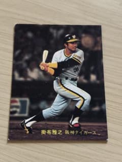 超希少】掛布雅之 カルビープロ野球カード 1981年 阪神タイガース