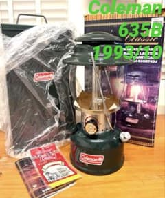 【未使用】コールマン：635Bシングルマントルランタン（1993年10月製） 未使用】コールマン：635Bシングルマントルランタン（1993年10月製